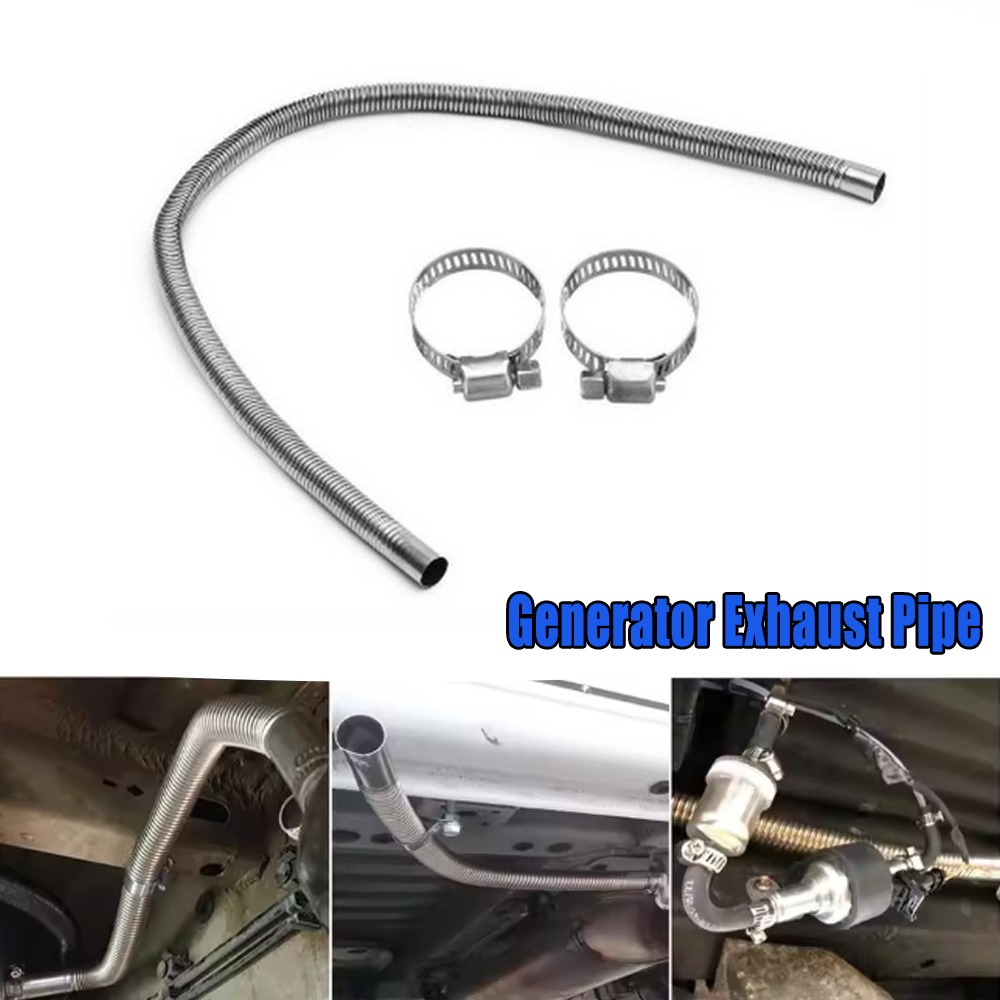 Flexible Hose Braided - Mangueira de escape para gerador, tubos