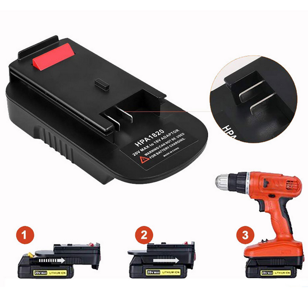 Black+Decker Tool 20V Max - Hpa1820 adaptador de substituição para black