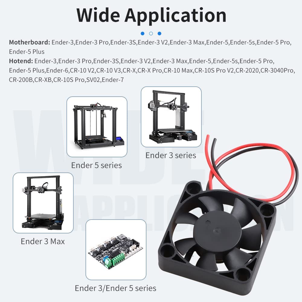 2pcs Creality Original 4010 Ve - Creality Printer K1 avaliação e preço