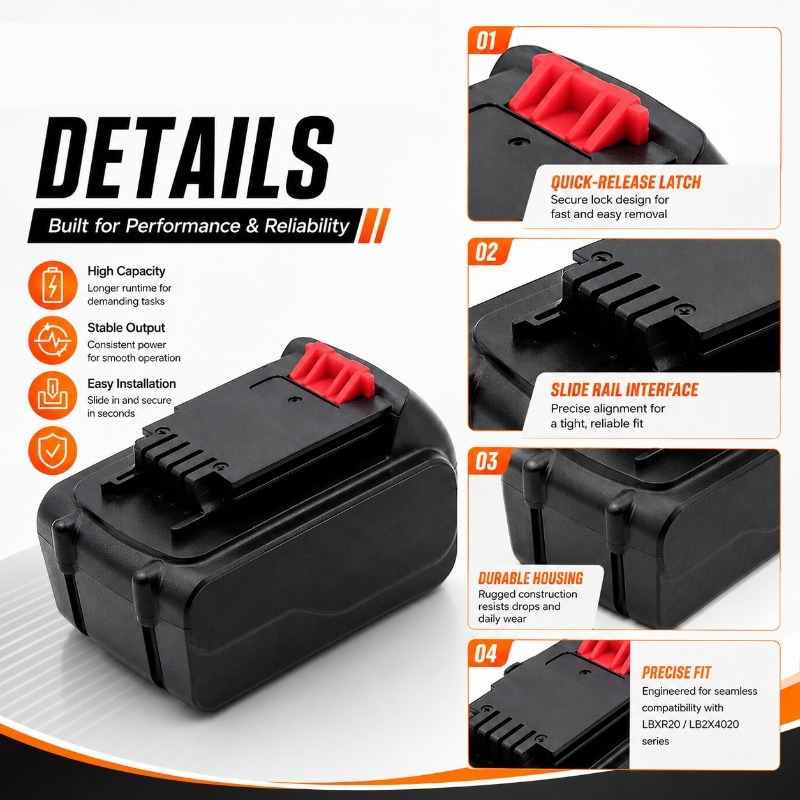 Bateria de Substituição de Íon - Black+Decker Tool 20V Max avaliação e preço