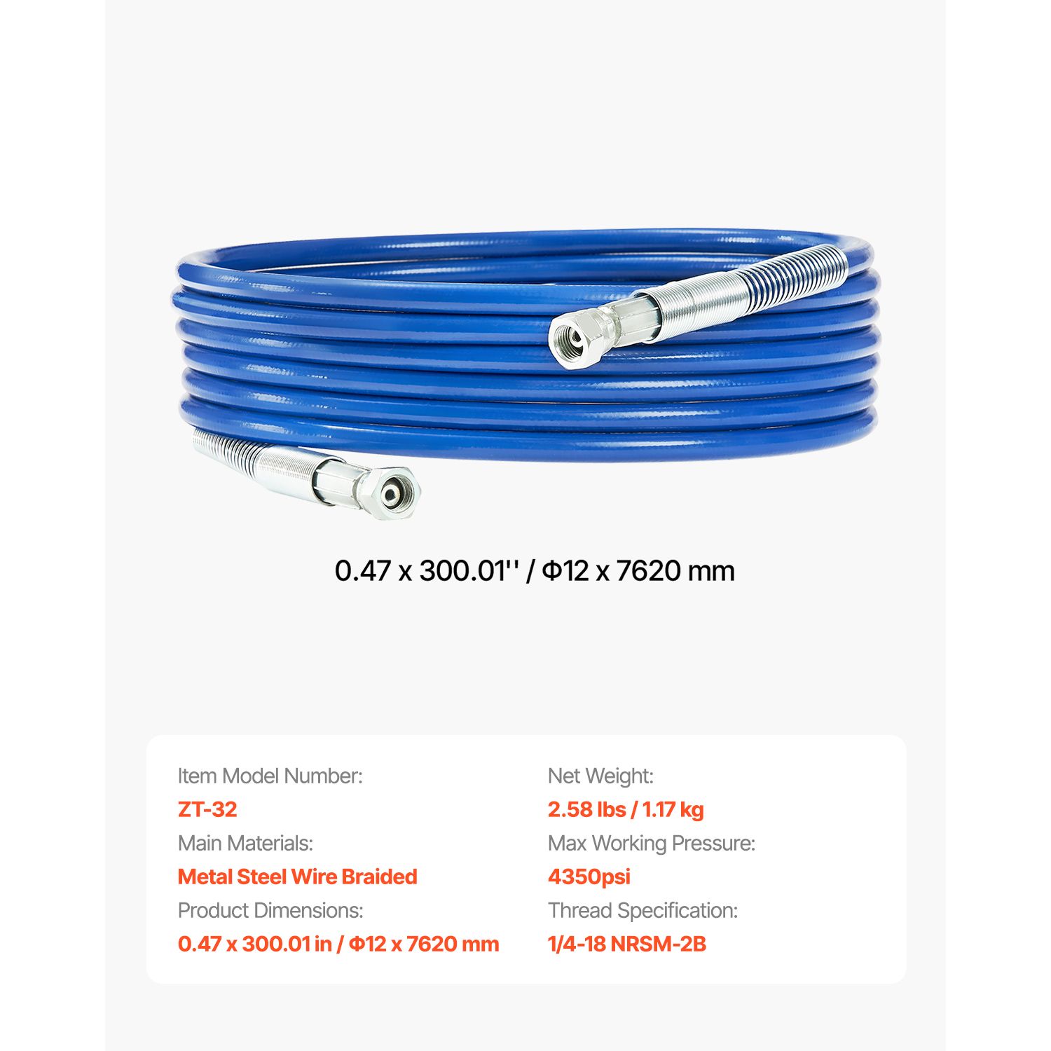 Mangueira para Pulverizador de - Flexible Hose Braided avaliação e preço