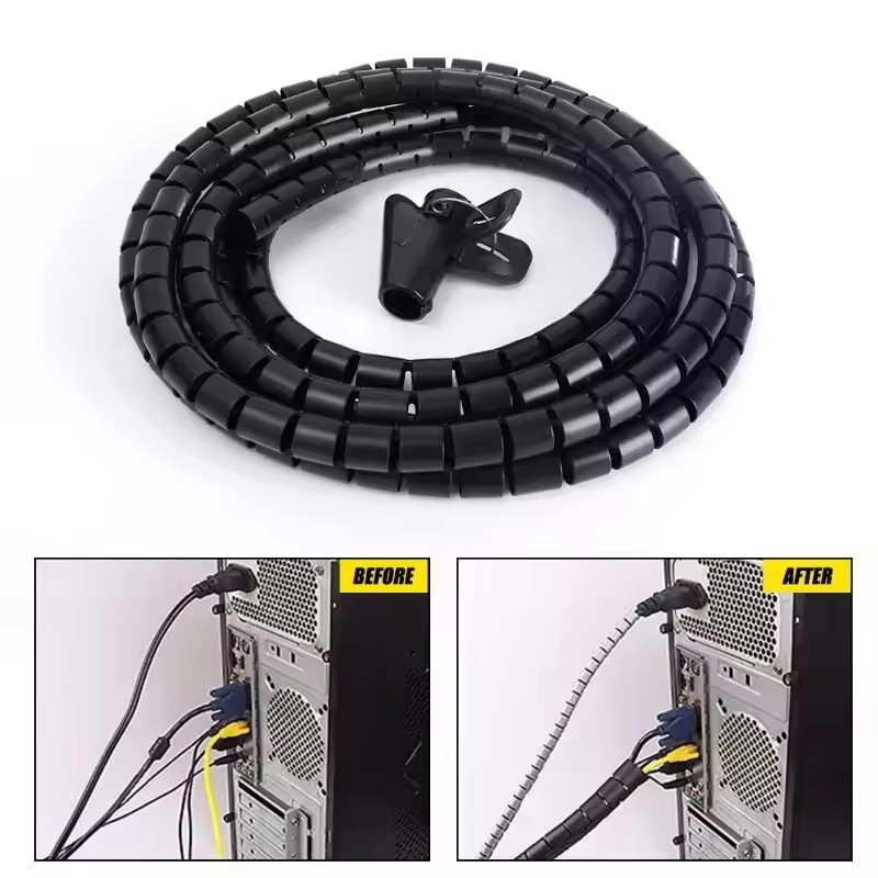 Organizador de Cabos Espiral F - Plastic Pipe Clip avaliação e preço