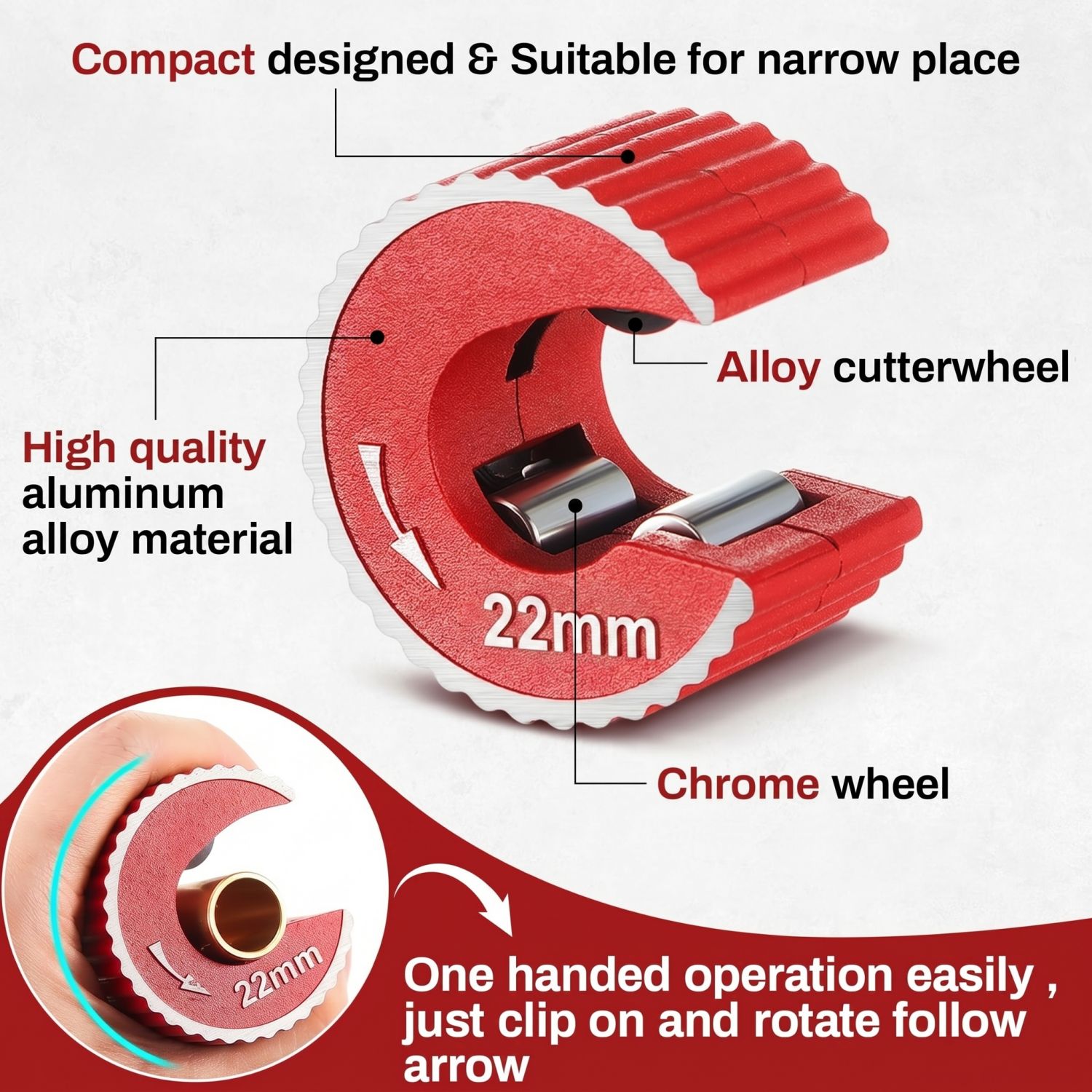 Conjunto de Cortadores de Tubo - Pipe Cutter Ratchet avaliação e preço