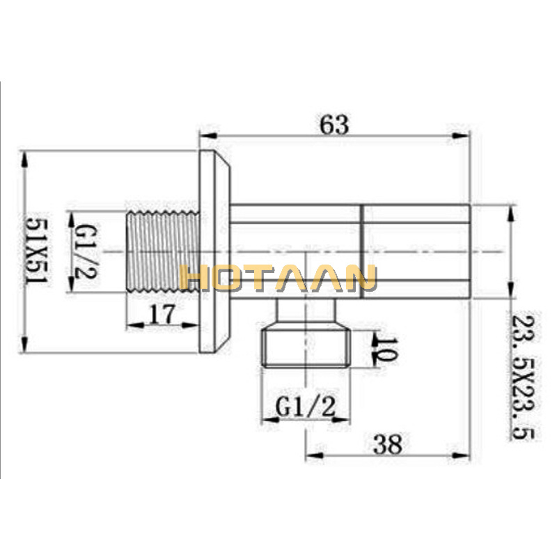 ., válvula triangular de mistu - Toilet Fill Valve avaliação e preço