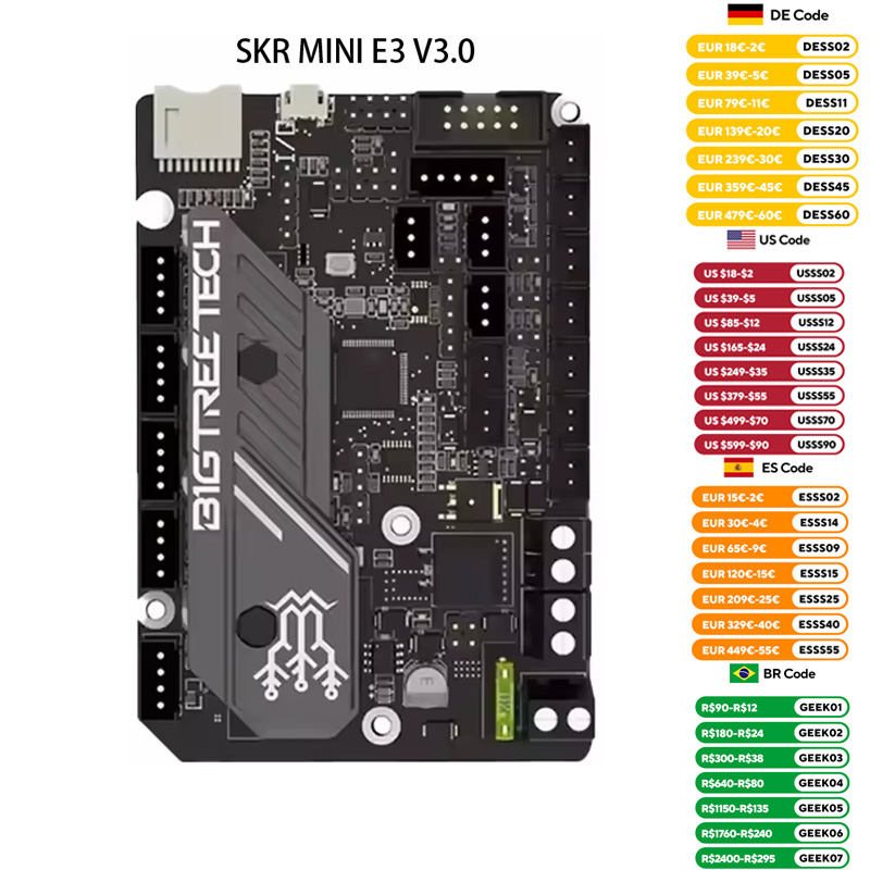 Bigtreetech skr mini e3 v3.0 p - Creality Printer K1 avaliação e preço