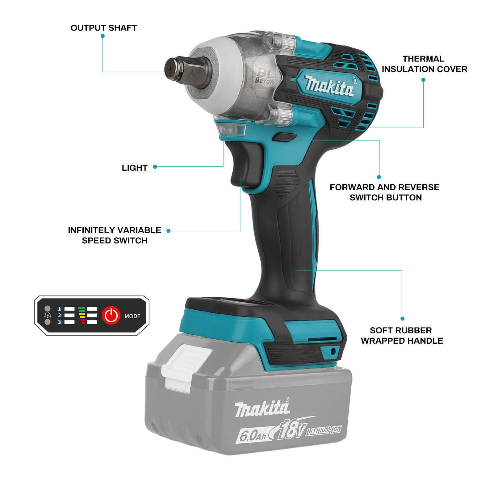 Chave de Impacto Sem Fio Makit - Makita Drill Dtw300 avaliação e preço