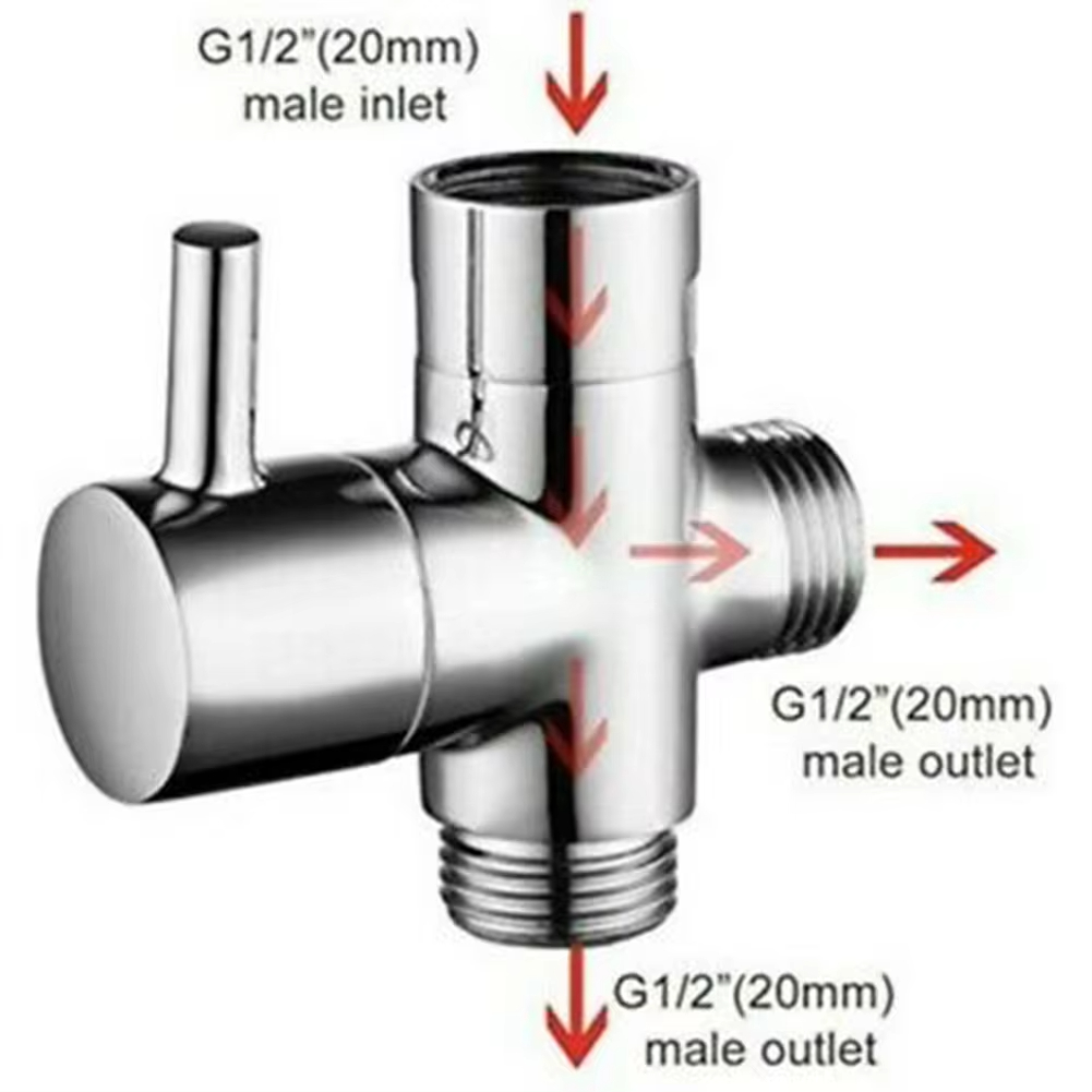 G1/2in 3 vias desviador válvul - Shower Valve Cartridge avaliação e preço